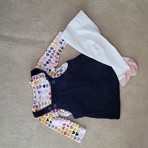 Baby Girls 3 Piece Dress Set